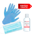 Mask, gloves and gel Domestic Sanitary Kit - ventaprime