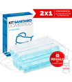 Mask Domestic Sanitary Kit 2x1 GIFT disinfectant gel - ventaprime